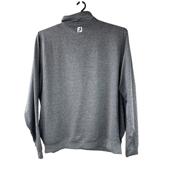 FootJoy Half Zip Pullover Mid Layer Heather Gray Golf Big & Tall Men's Size XXL - Picture 6 of 8